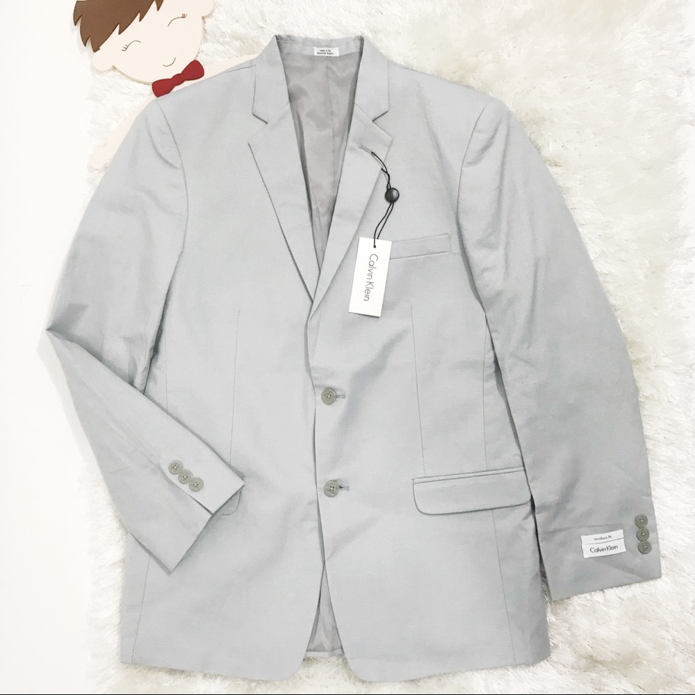 CALVIN KLEIN Tri-Blend Linen Jacket